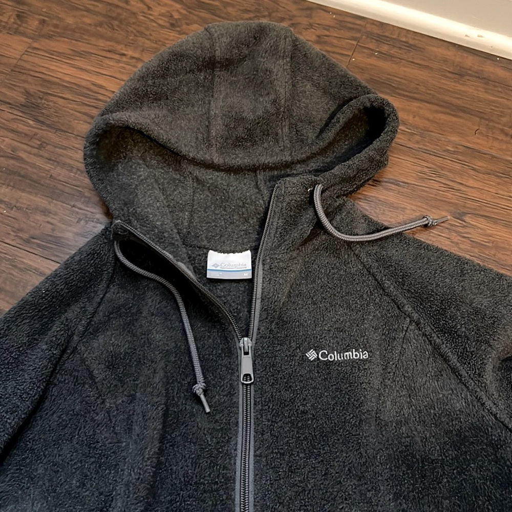 Columbia fleece zipper-up hoodie
